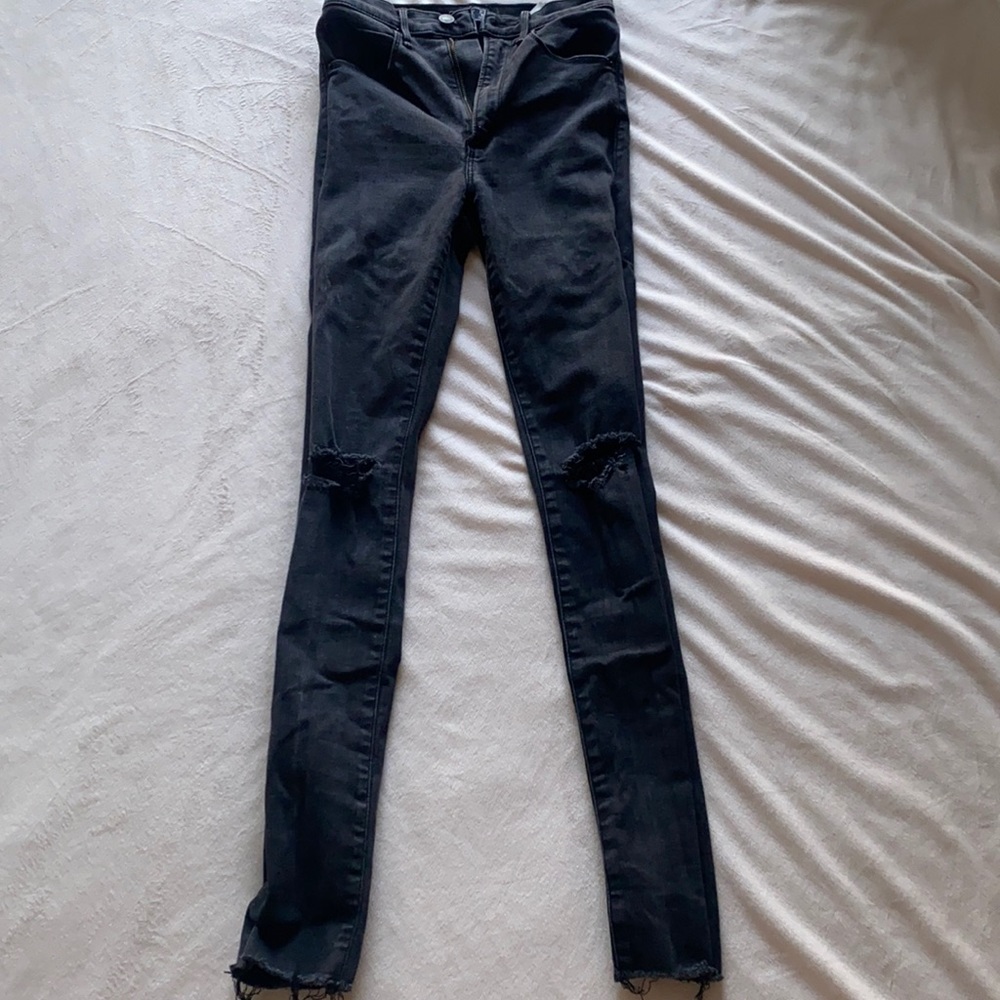 Black Abercrombie and Fitch Skinny Jeans